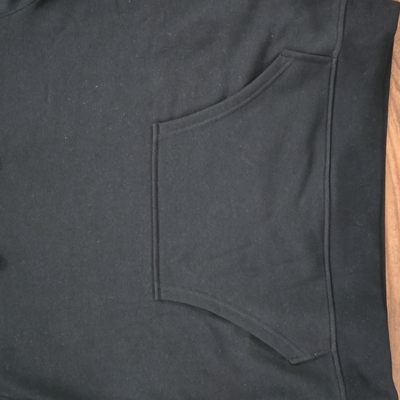 NWT Women's Adidas IA6420 Trefoil Logo Black Fleece Lined Hoodie - Picture 4 of 10